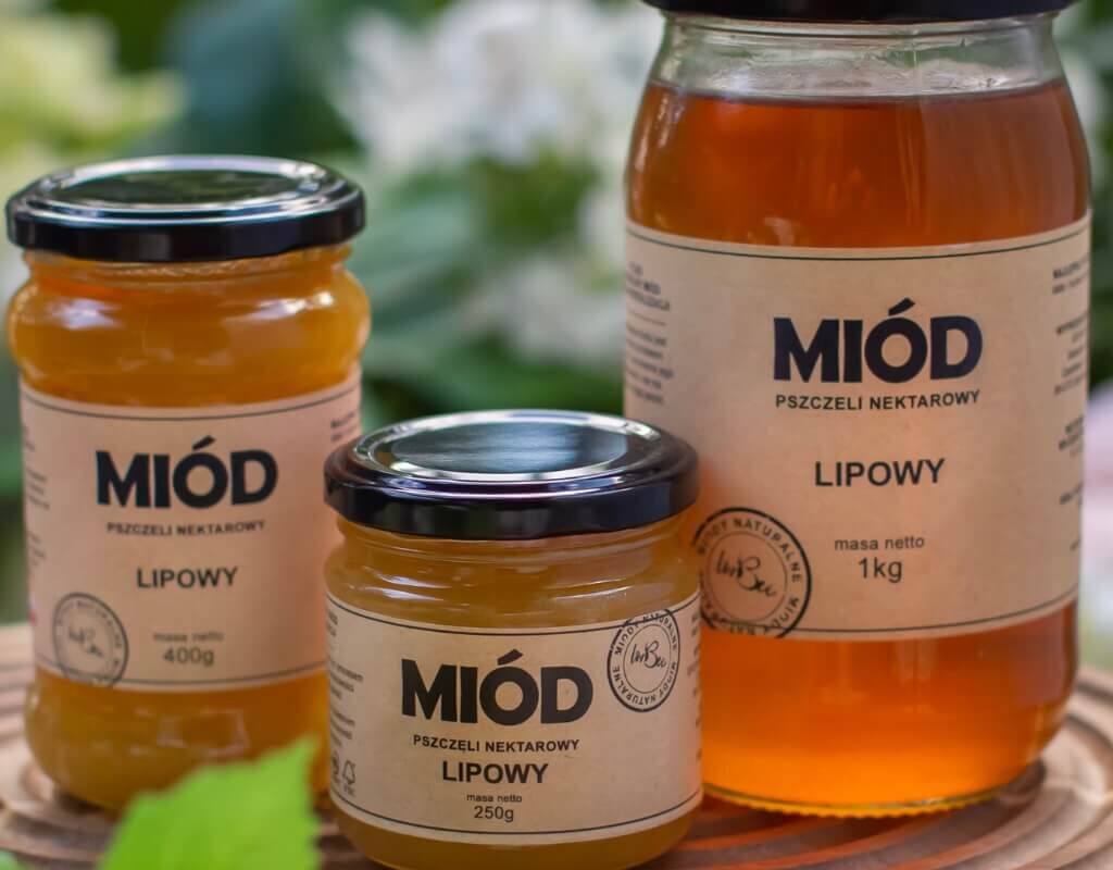 Miód Lipowy Lovbee 360g 250g i 1kg